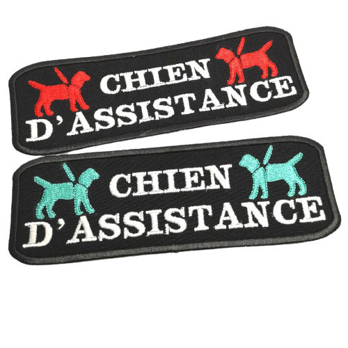 Assistance top dog patches