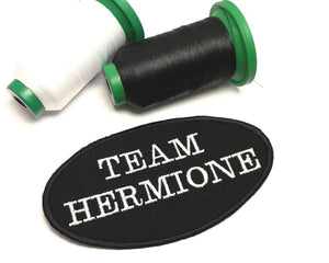 Harry Potter TEAM HERMIONE Patch