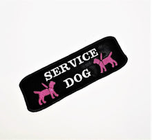 Load image into Gallery viewer, Patch &#39;Service Dog&#39; for service dog gear- Service dog patch - On hook and loop, sew on or iron on - High quality thread, 3 colors available
