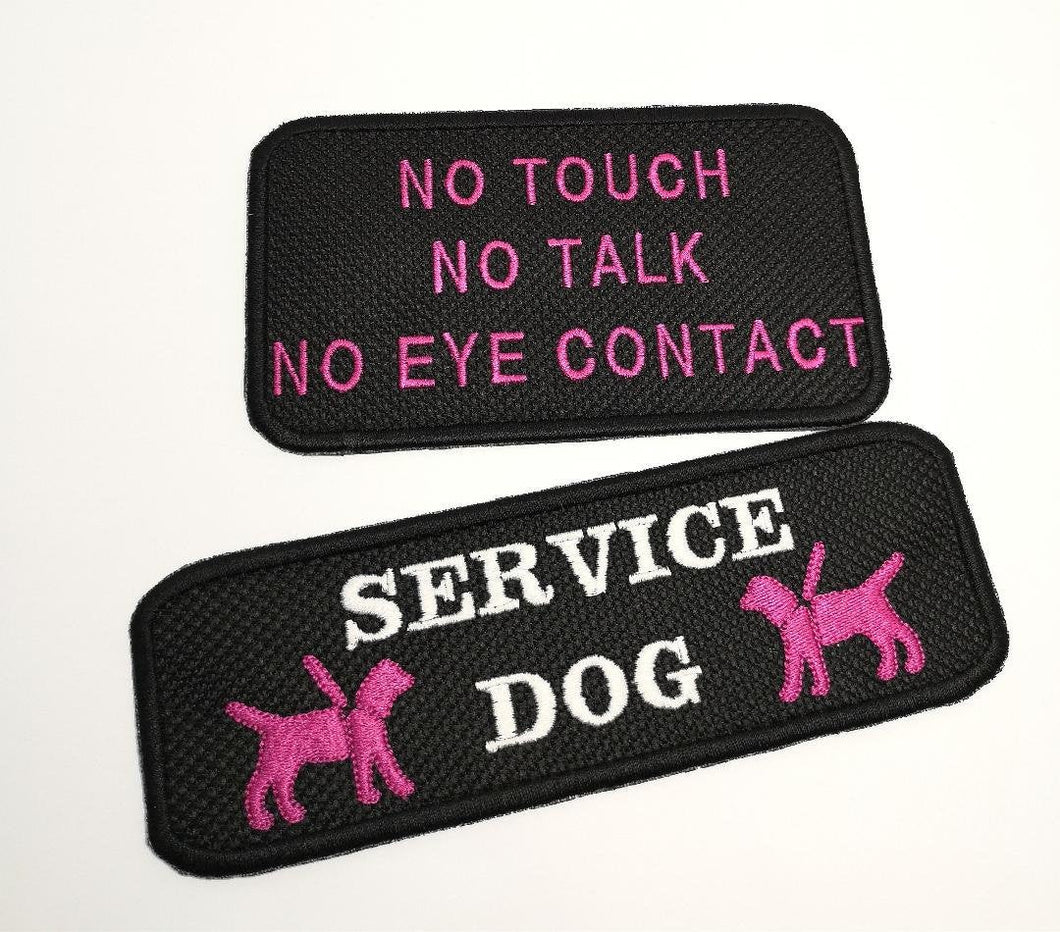 Pink Combo Patches / Service Dog