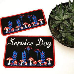 Mushrooms Nature Kawaii Patch / Service Dog