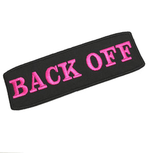 BACK OFF Patch / Service Dog