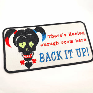 Back It Up' patch, Harley theme