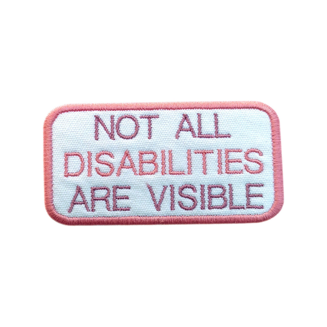 Not All Disabilities Are Visible patch