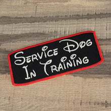 Load image into Gallery viewer, Service Dog In Training - One service dog patch for service dog in training gear