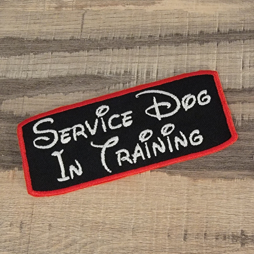 Service Dog In Training - One service dog patch for service dog in training gear