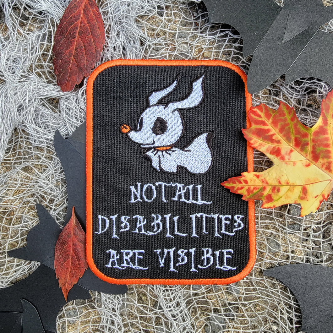 Patch Not All Disabilities Are Visible - Iron-on, sew-on or hook and loop